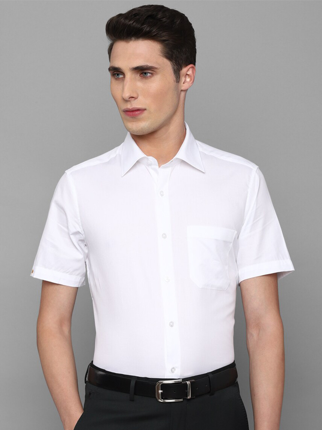 

Louis Philippe Men White Formal Cotton Shirt