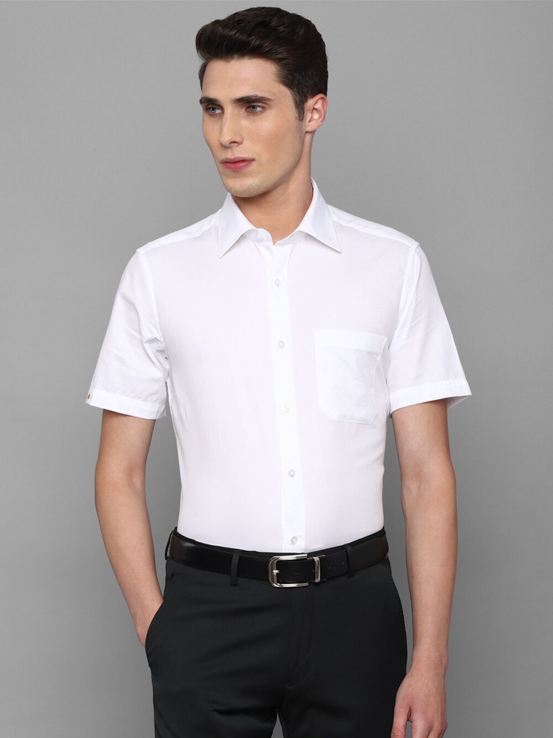 

Louis Philippe Men White Formal Cotton Shirt