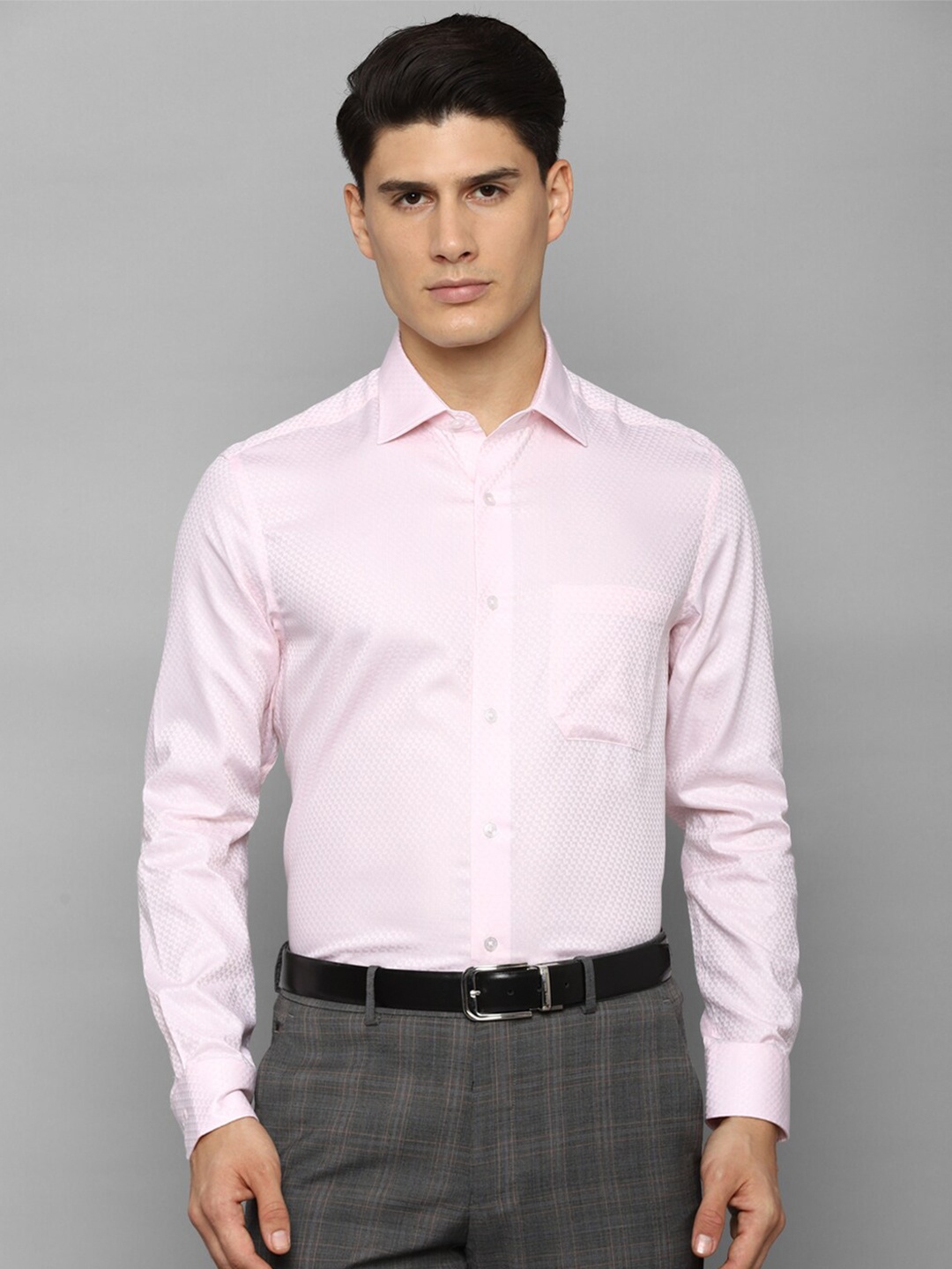 

Louis Philippe Men Pink Formal Cotton Shirt