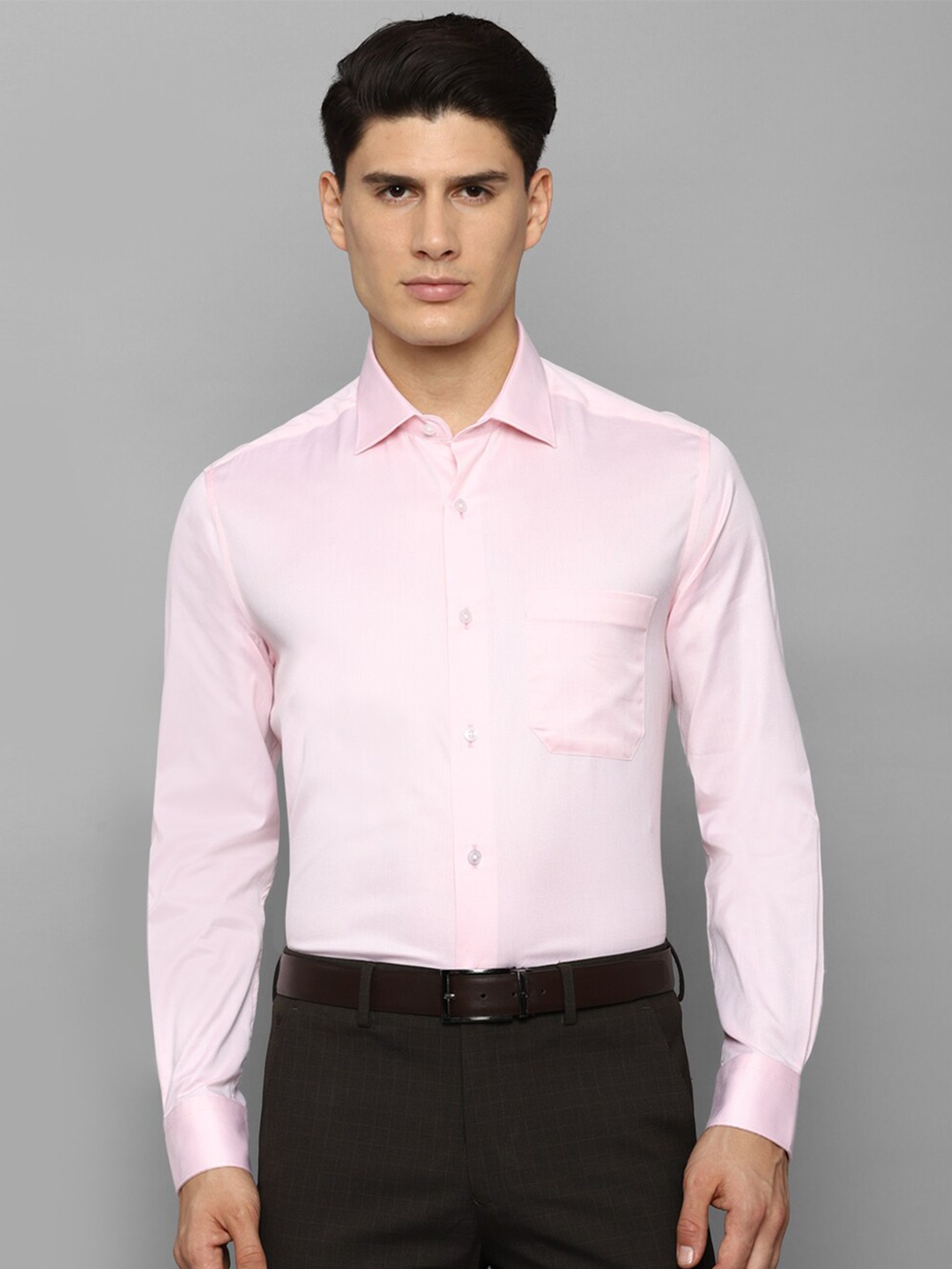 

Louis Philippe Gods & Kings Men Pink Giza Cotton Formal Shirt