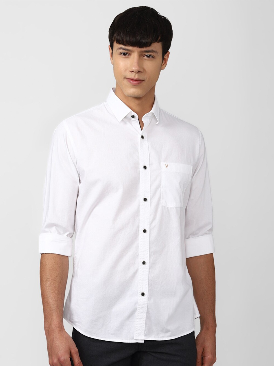 

Van Heusen Sport Men White Slim Fit Pure Cotton Casual Shirt