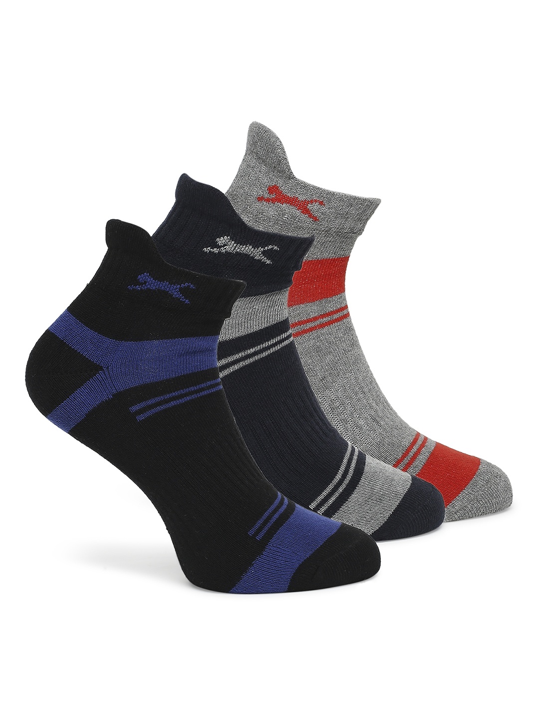 

Black Panther Pack Of 3 Assorted Cotton Ankle Length Socks