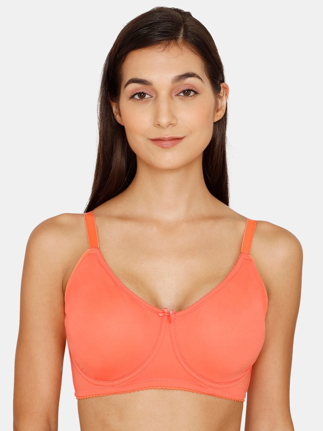 

Zivame Orange Underwired Everyday Bra ZI113UFASH00RED