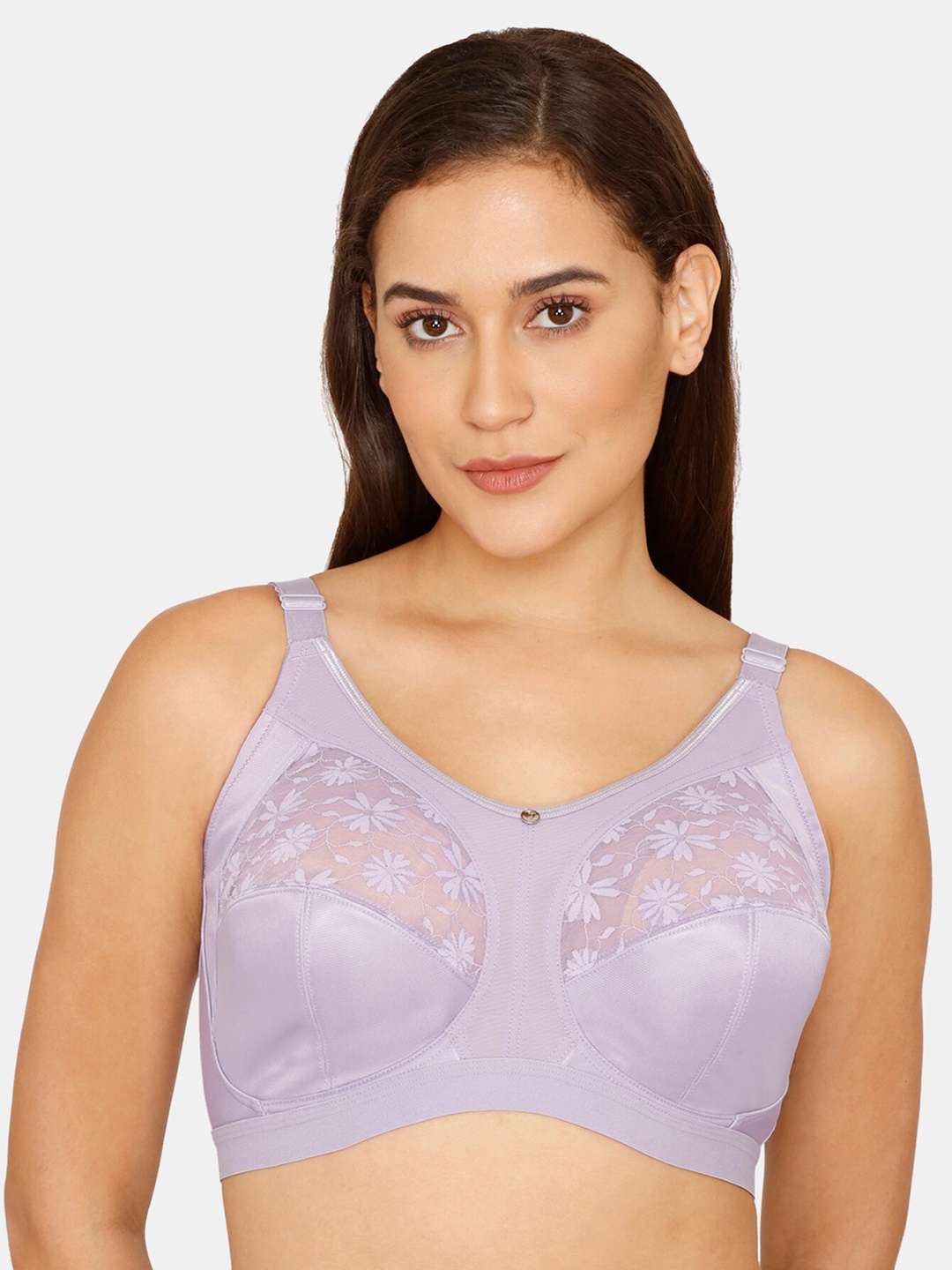 

Zivame Purple Floral Everyday Bra ZI119EFASHEPURP