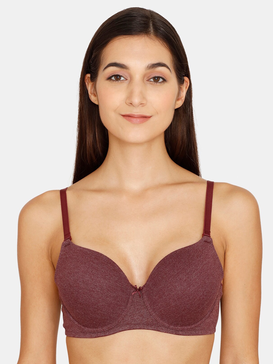 

Zivame Purple Underwired Lightly Padded T-shirt Bra ZI11KSFASHABRWN