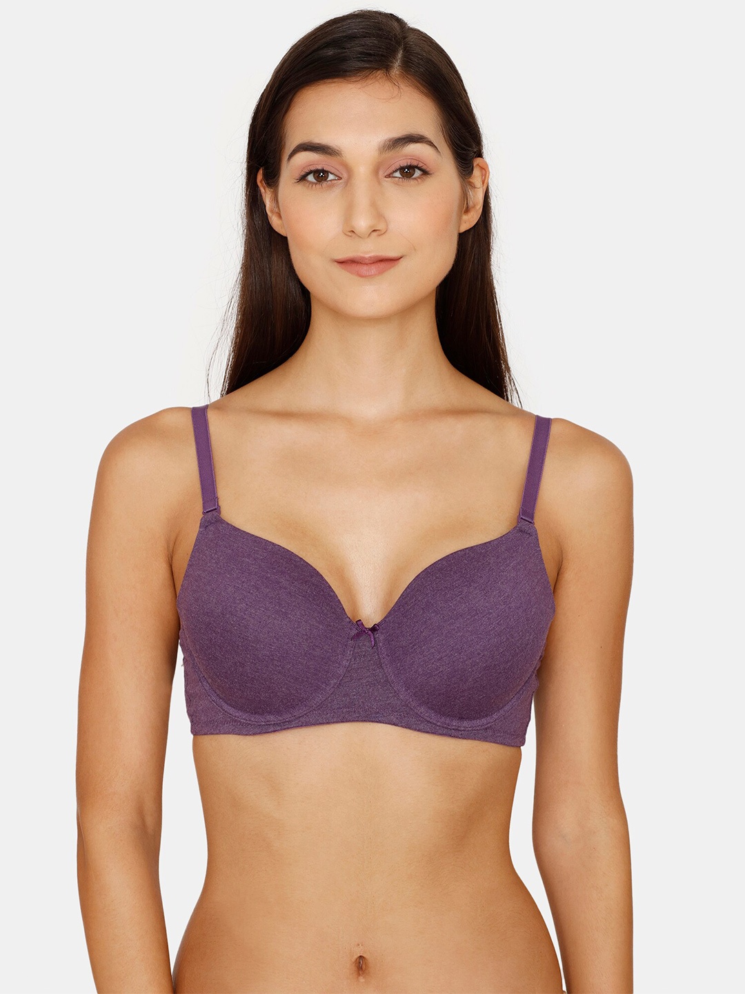 

Zivame Purple Underwired Lightly Padded T-shirt Bra ZI11KSFASHEPURP