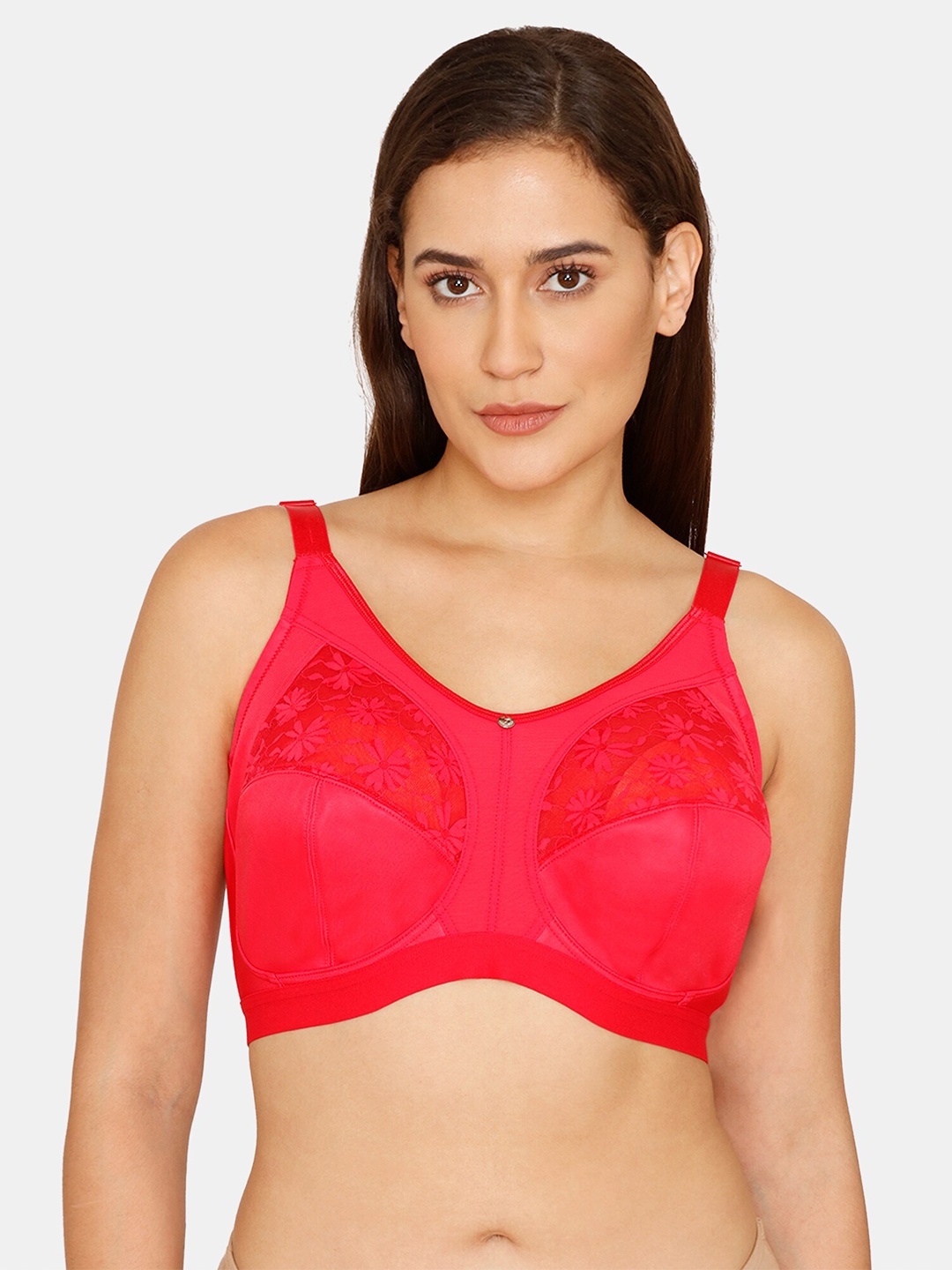 

Zivame Red Floral Everyday Bra ZI119EFASHZPINK