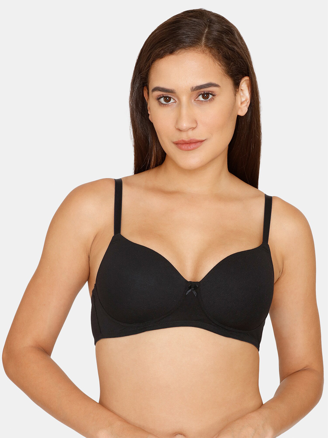 

Zivame Black Bra Lightly T-shirt Padded ZI10TFCORE0BLAK