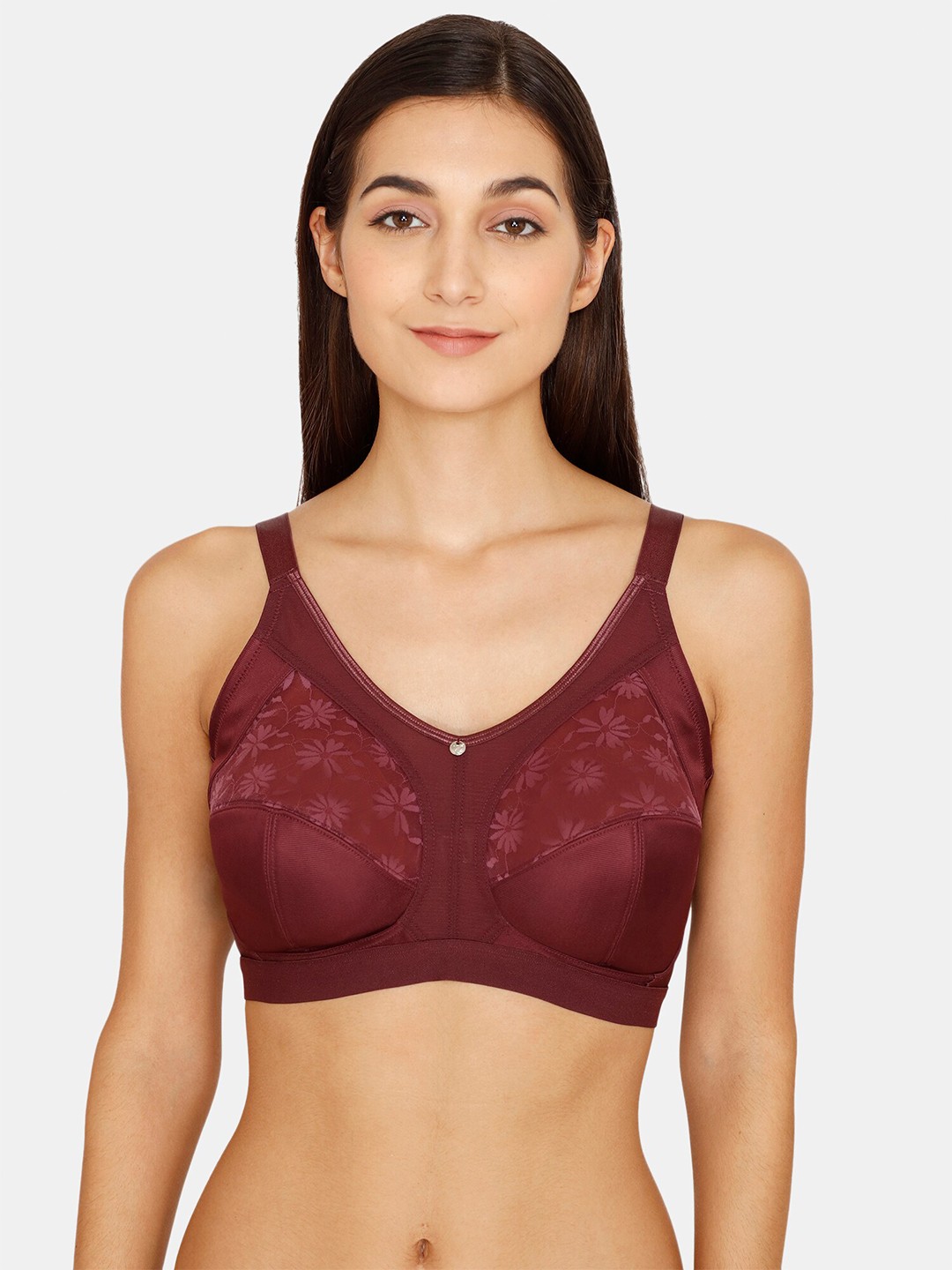 

Zivame Purple Floral Everyday Bra ZI119EFASHPURPE