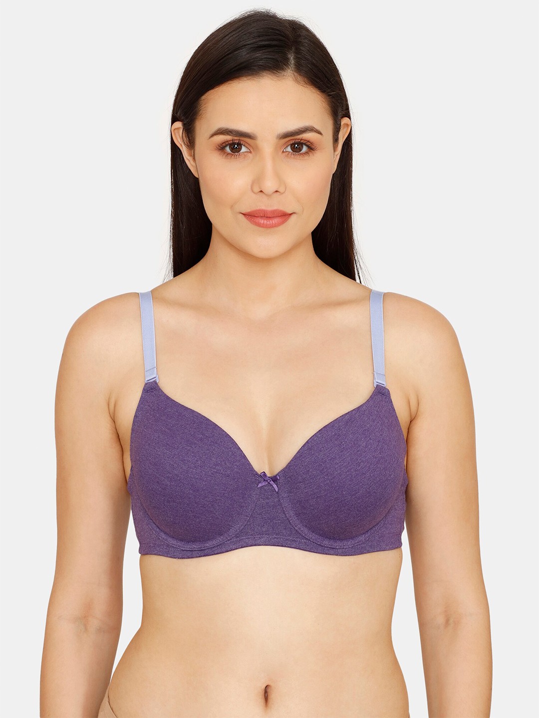 

Zivame Purple Underwired Lightly Padded T-shirt Bra ZI11KTFASHEPURP