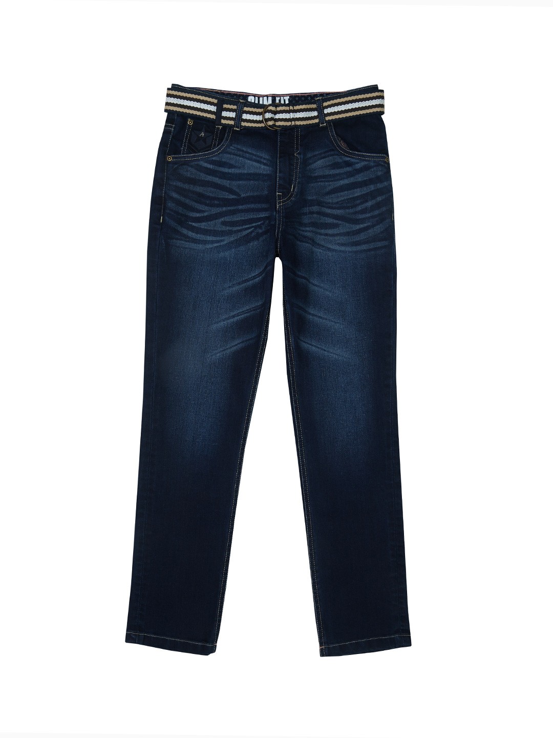

Gini and Jony Boys Blue Regular Fit Mid-Rise Clean Look Jeans