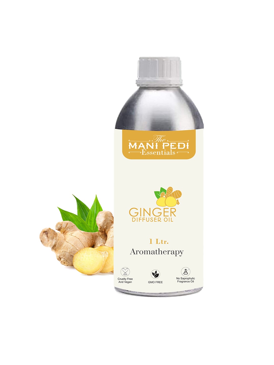 

The Mani Pedi Essentials Ginger Fragrance Oil Diffuser, Brown
