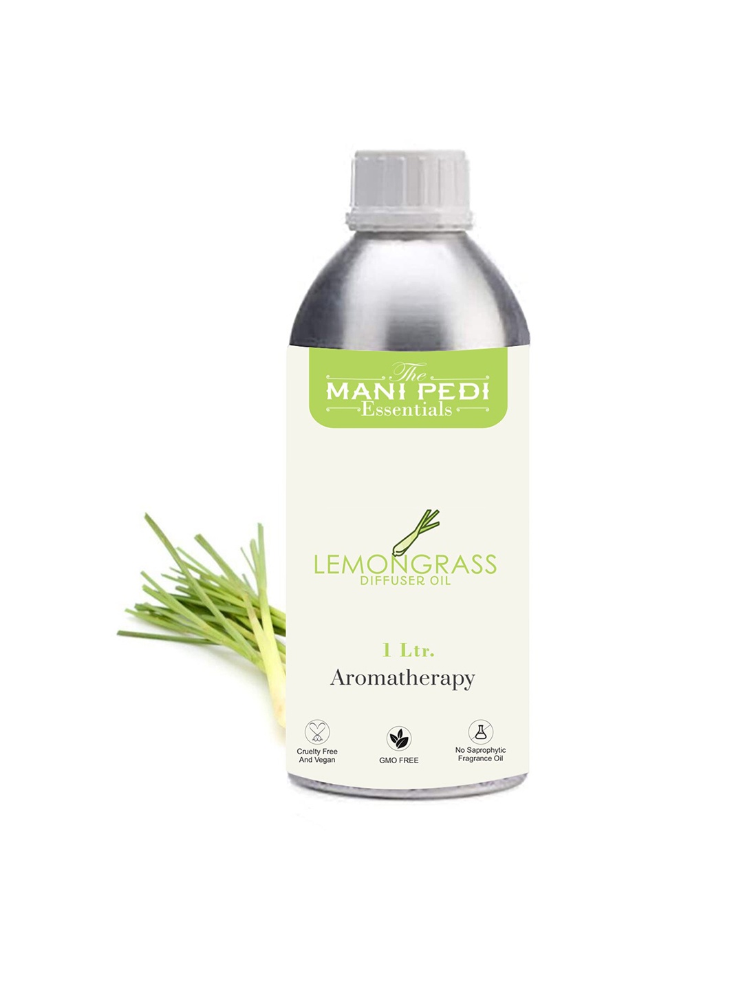 

The Mani Pedi Essentials Lemongrass Fragrance Oil For Diffuser 1000ml, Brown