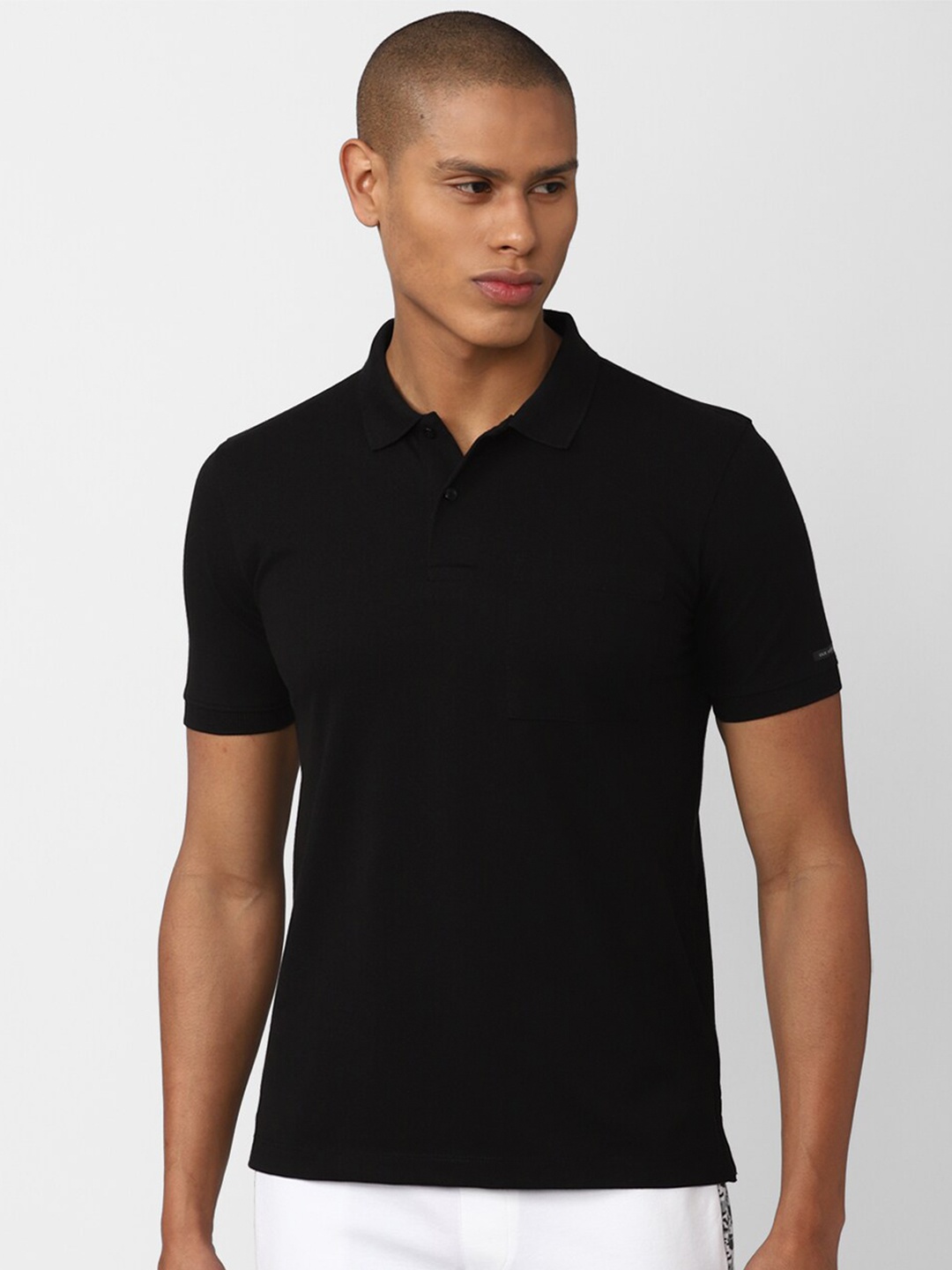 

Van Heusen Flex Polo Collar T-shirt, Black