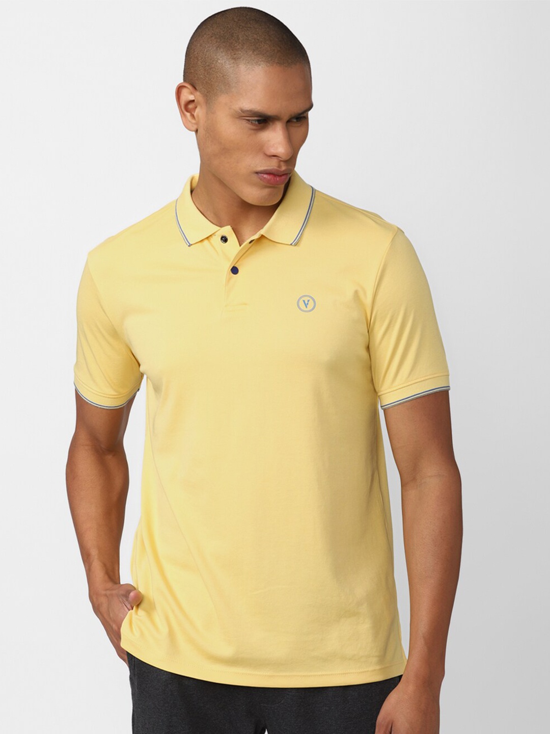 

Van Heusen Flex Men Golf Solid Polo Collar T-shirt, Yellow