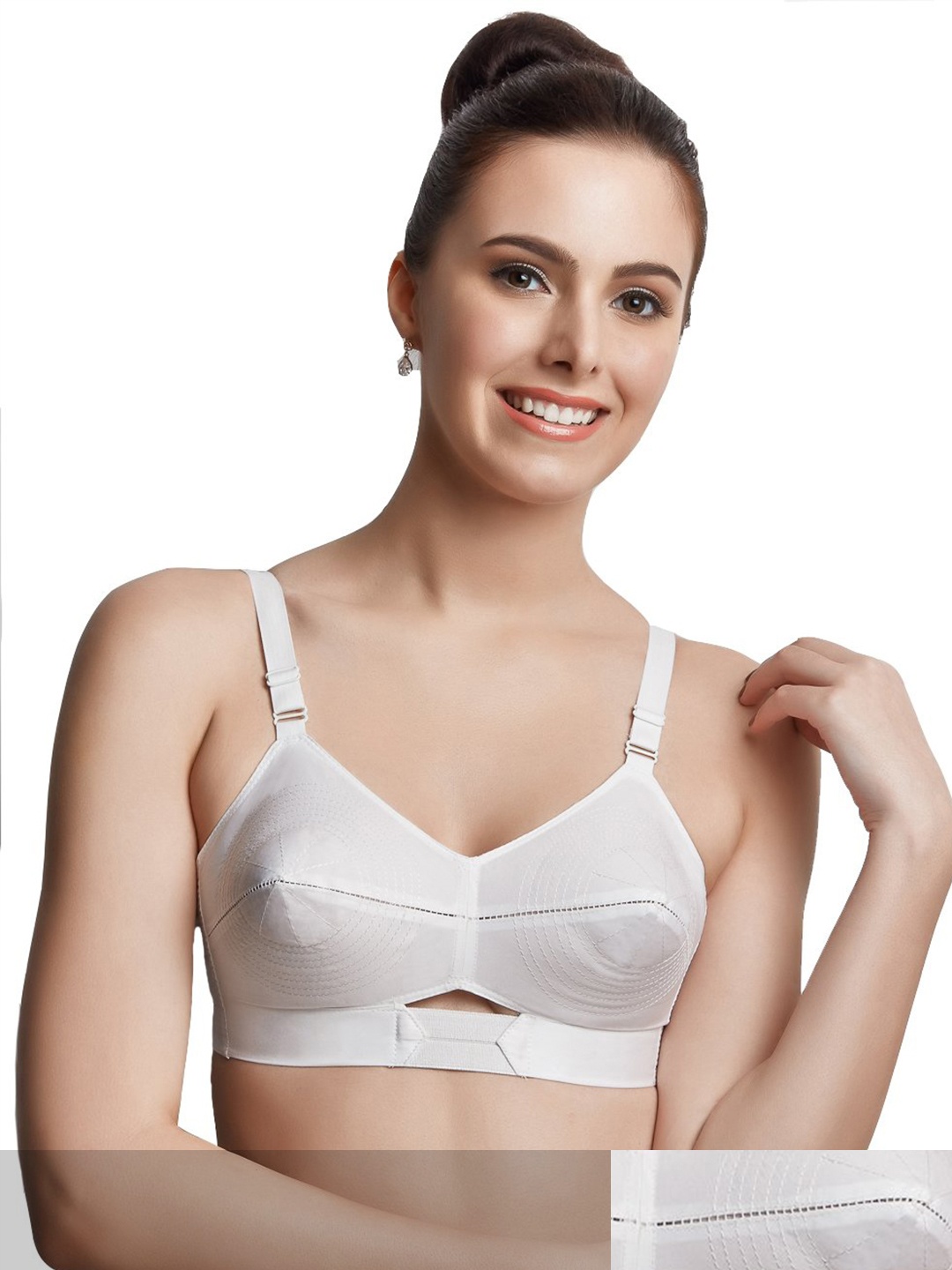 

Libertina duchess Pack of 2 White Non Padded Cotton Bras