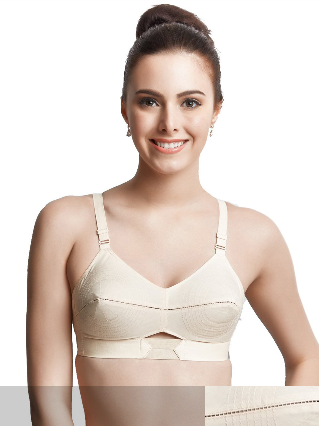 

Libertina Pack of 2 Beige Non Padded Cotton Bras