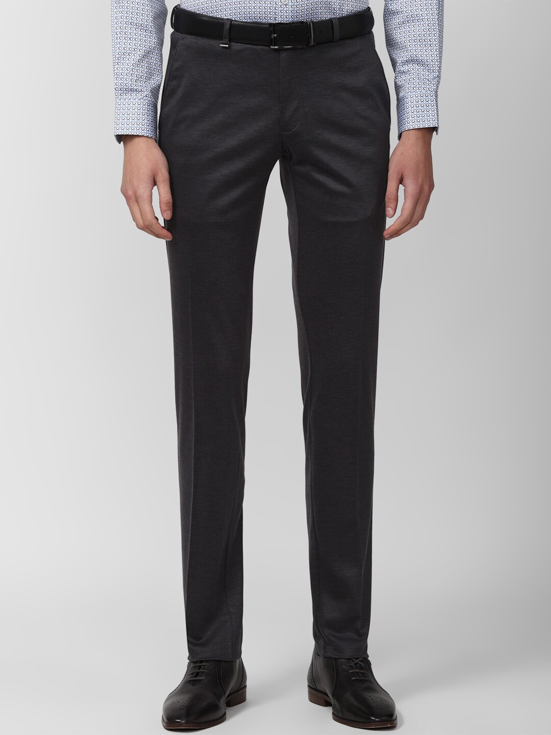 

Van Heusen Men Slim Fit Formal Trouser, Grey