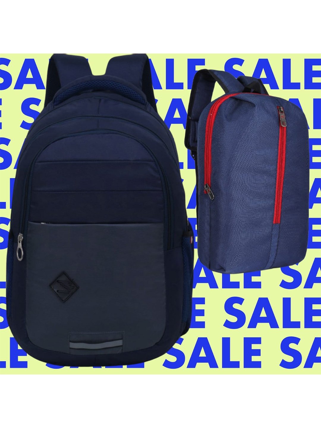 

LOOKMUSTER Unisex Blue Solid Backpack