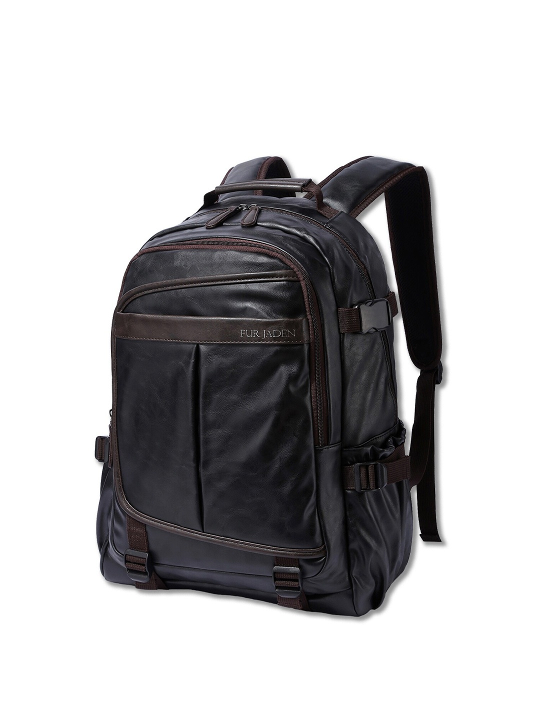 

FUR JADEN Unisex Black Solid Backpack
