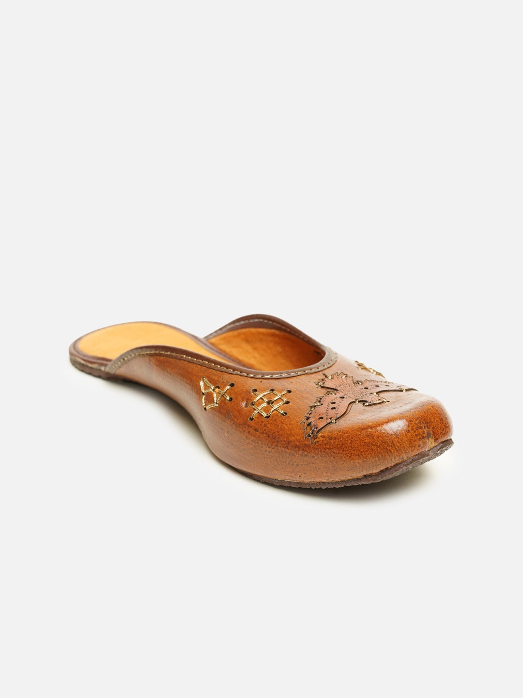 

Ta Chic Women Brown Mojaris Flats