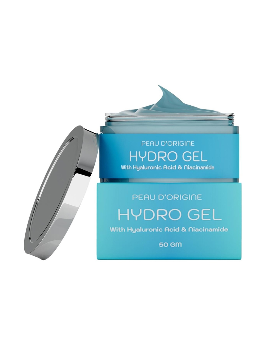 

Peau D'origine Lightweight Hydro Gel with Hyaluronic Acid & Niacinamide - 50g, Blue