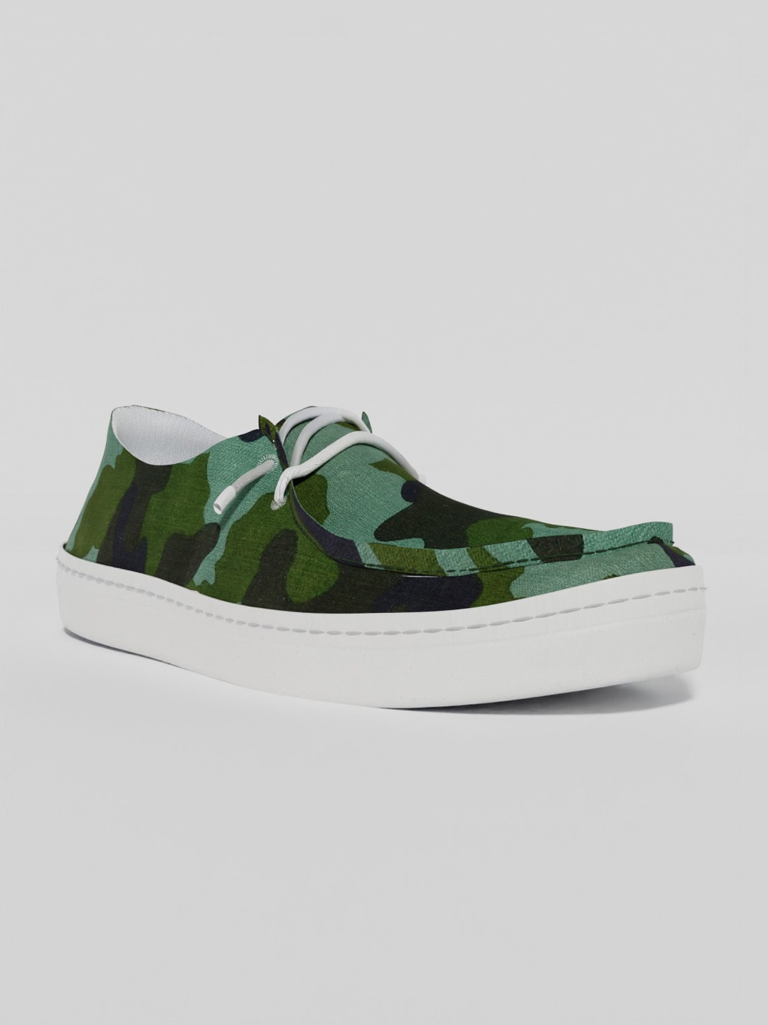 

LOKAIT The Sneakers Company Men Green Printed Sneakers
