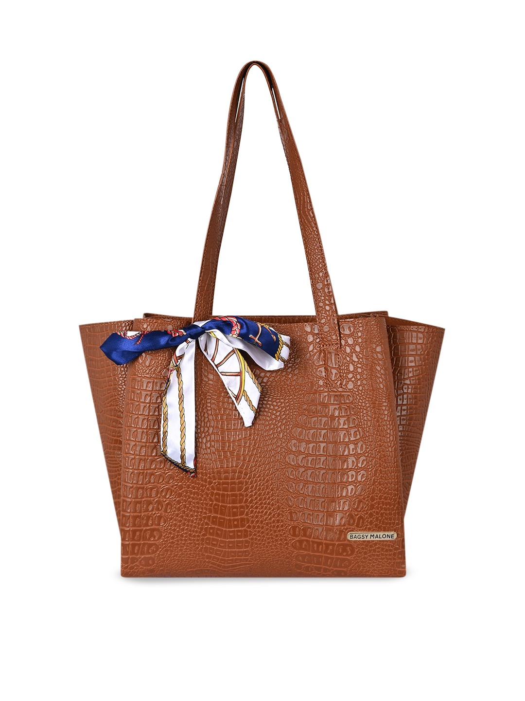 

Bagsy Malone Tan PU Shopper Tote Bag
