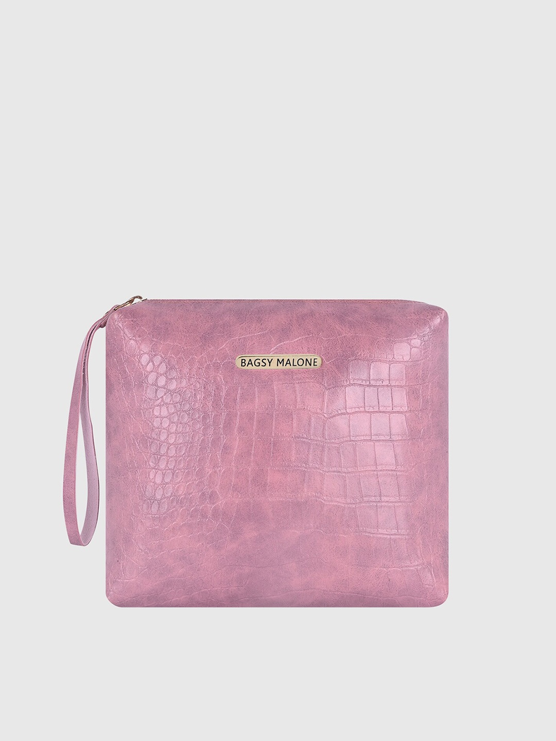 Bagsy Malone Women Pink Textured Pouch