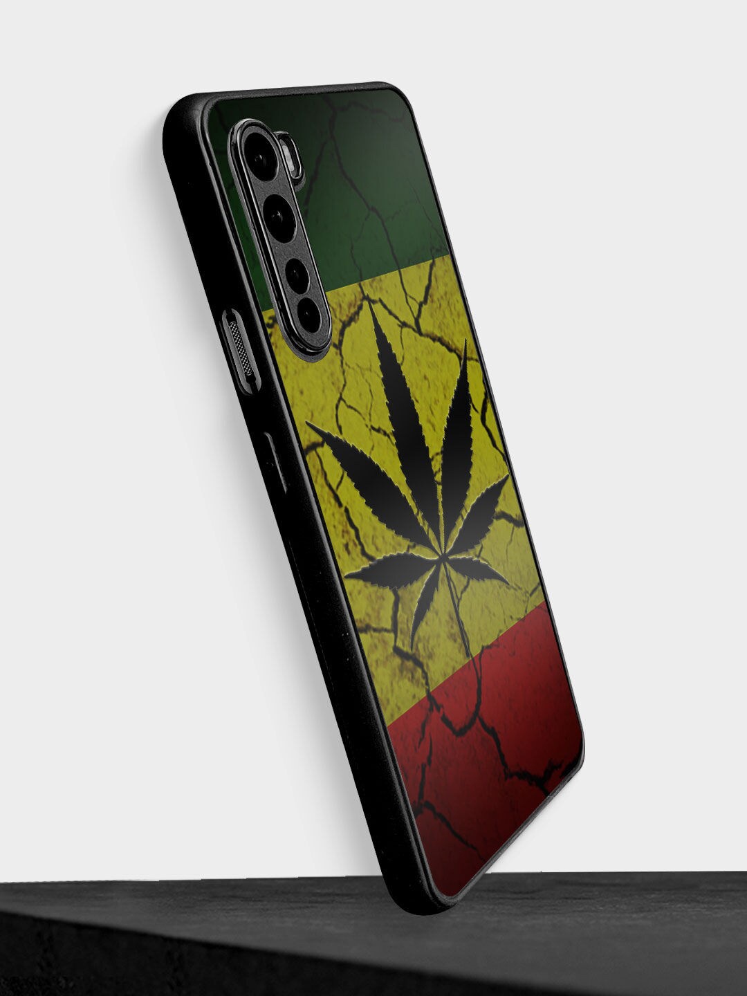 

macmerise Green & Yellow Printed OnePlus Nord Bumper Back Case