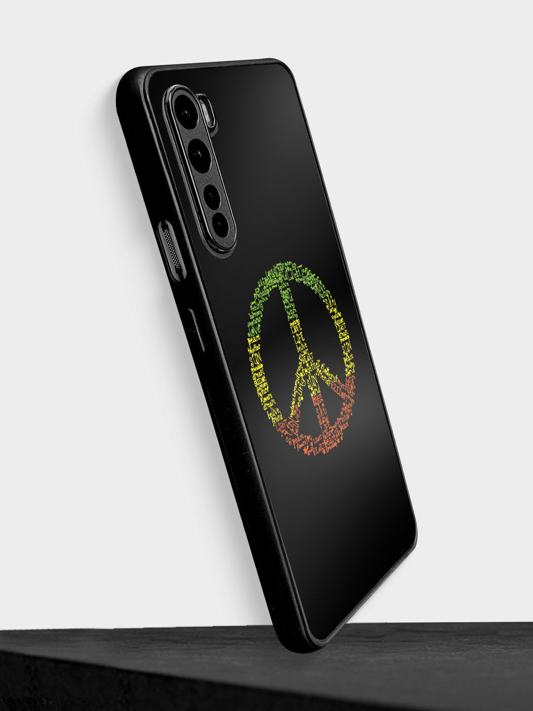 

macmerise Black Printed OnePlus Nord Bumper Phone Back Case
