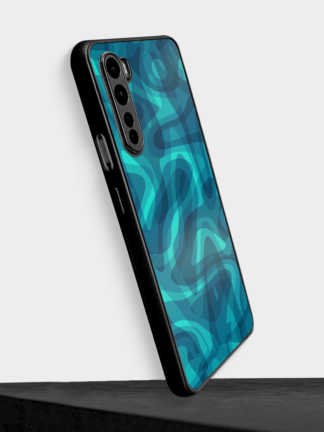 

macmerise Blue Water Reflection Design Printed OnePlus Nord Bumper Back Case