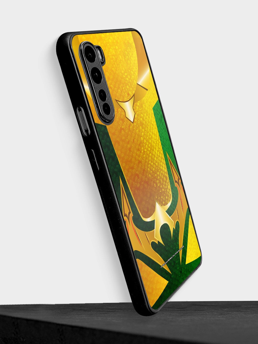 

macmerise Yellow Abstract Printed OnePlus Nord Bumper Back Case