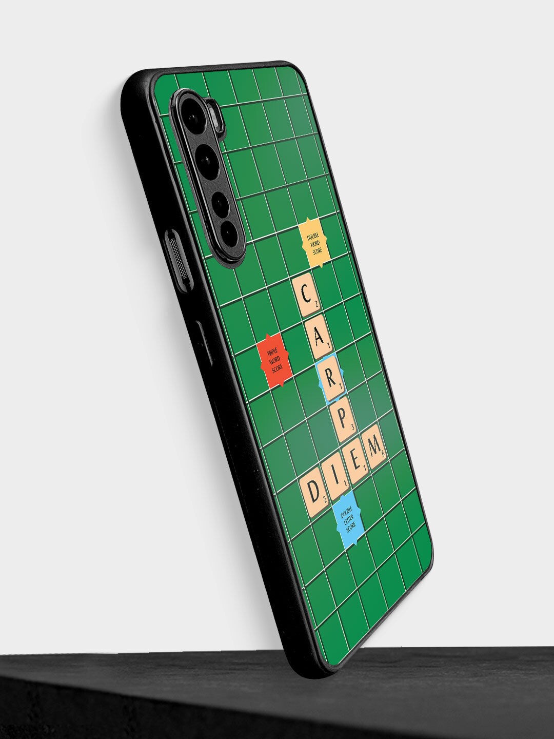 

macmerise Scrabble Game Design OnePlus Nord Bumper Back Cas, Green
