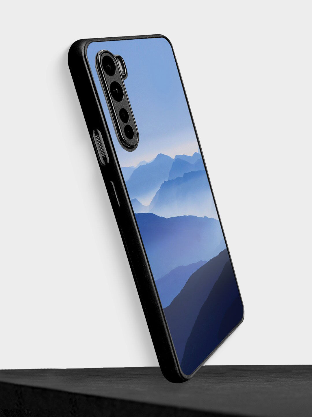 

macmerise Blue The High Mountains Design OnePlus Nord Bumper Phone Back Case