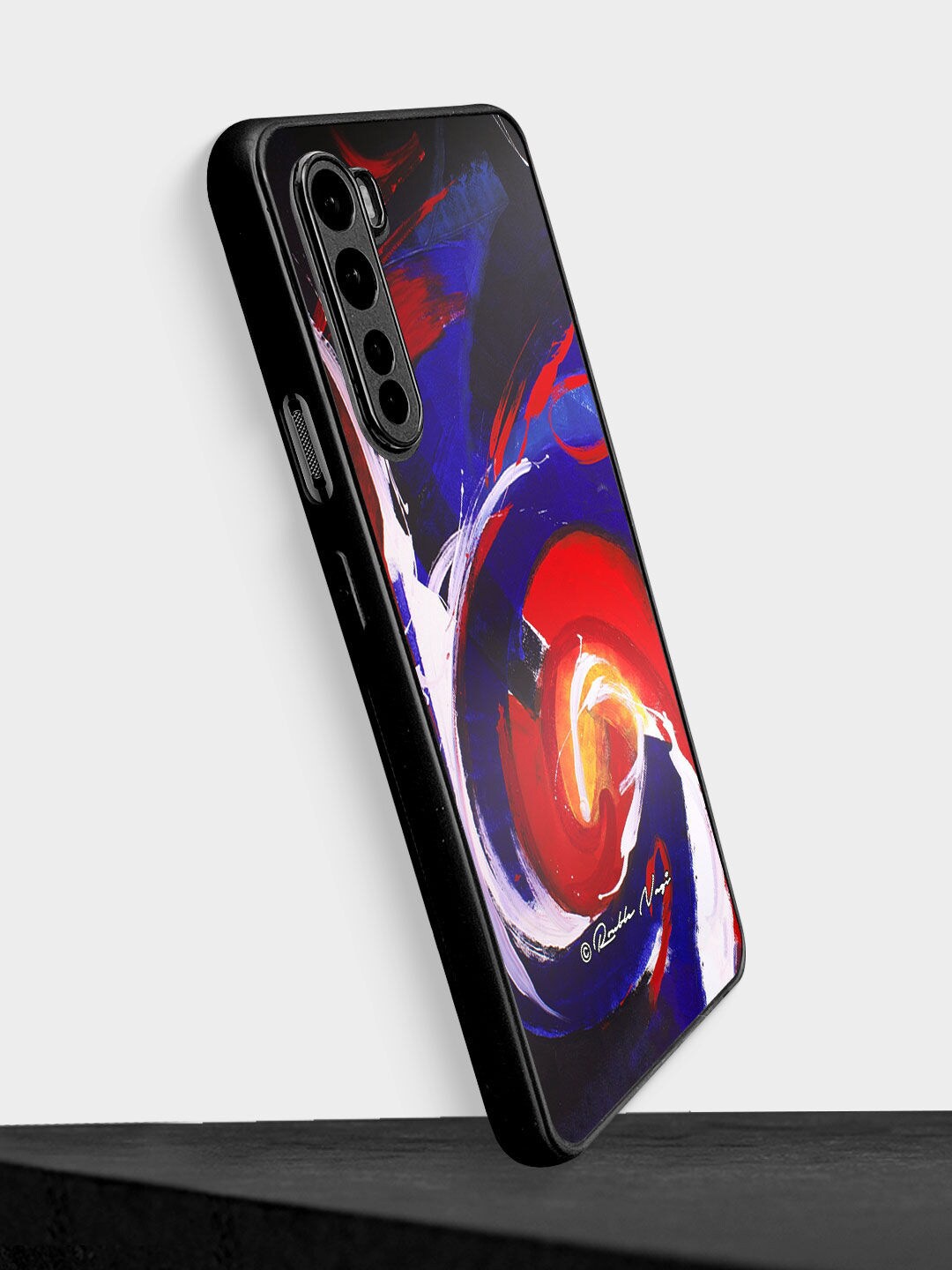 

macmerise Blue & White Waves Design OnePlus Nord Bumper Back Cas