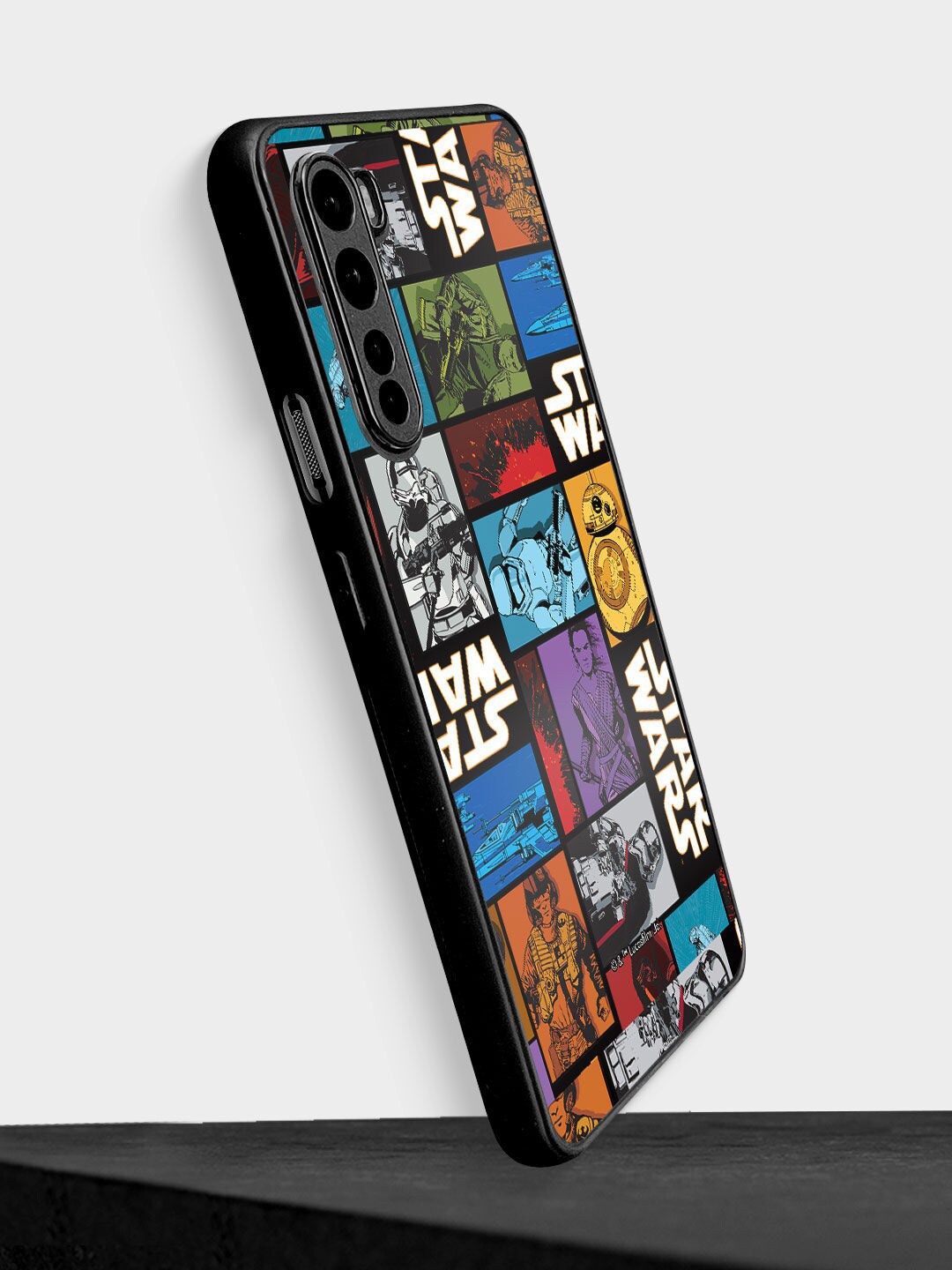 

macmerise Black Printed The Force Awakens Design OnePlus Nord Phone Back Case