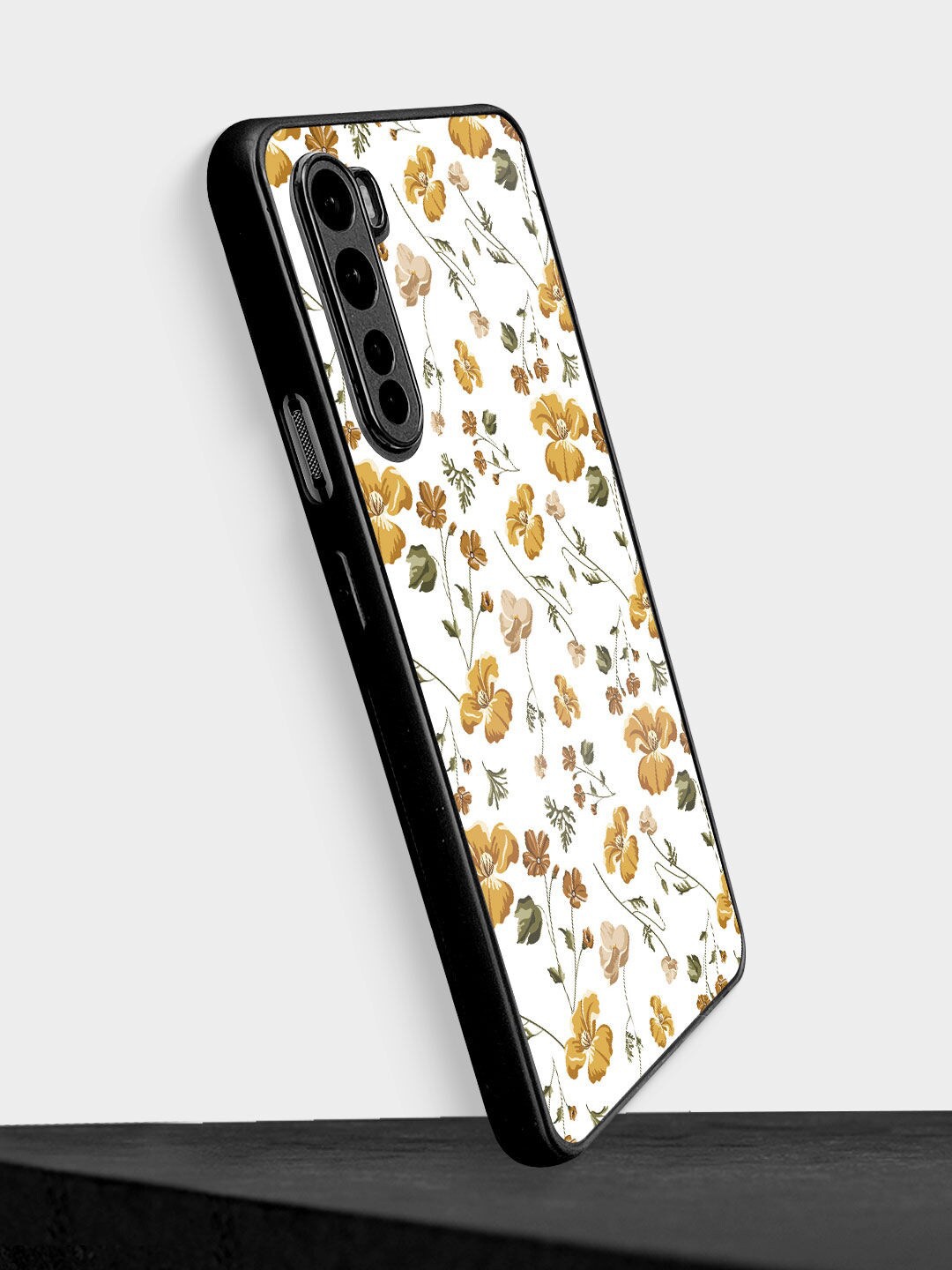 

macmerise White SK Shining Prim Rose Design Printed OnePlus Nord Bumper Back Case