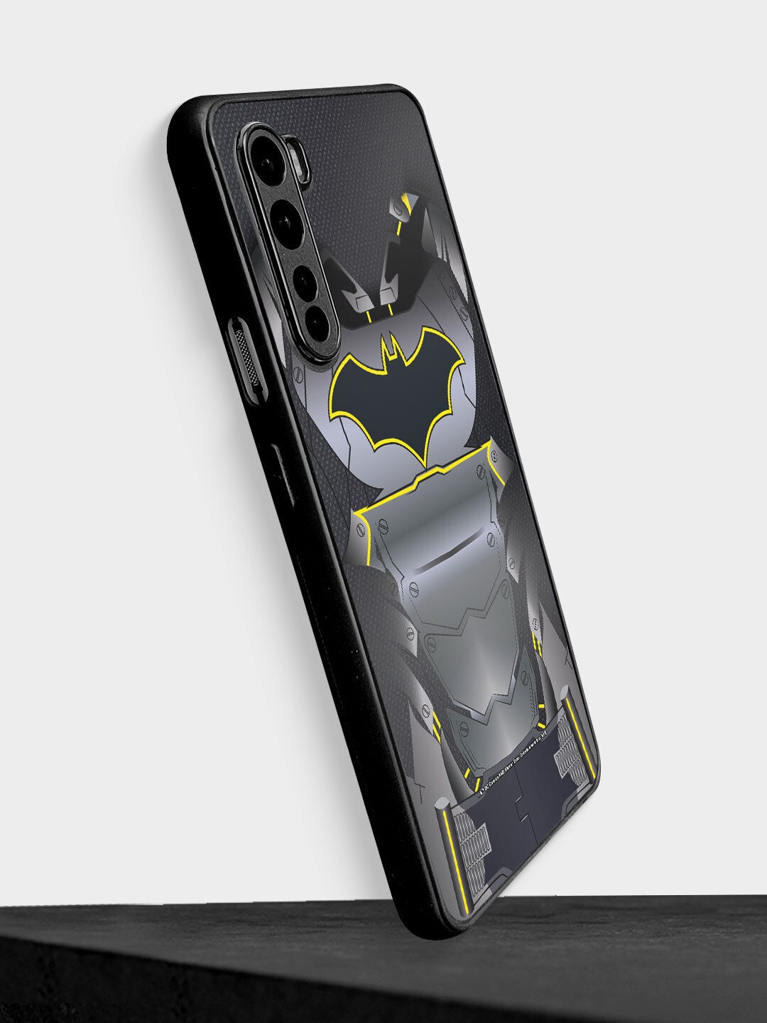 

macmerise Grey & Black Printed Suit up Batman Design OnePlus Nord Phone Back Case