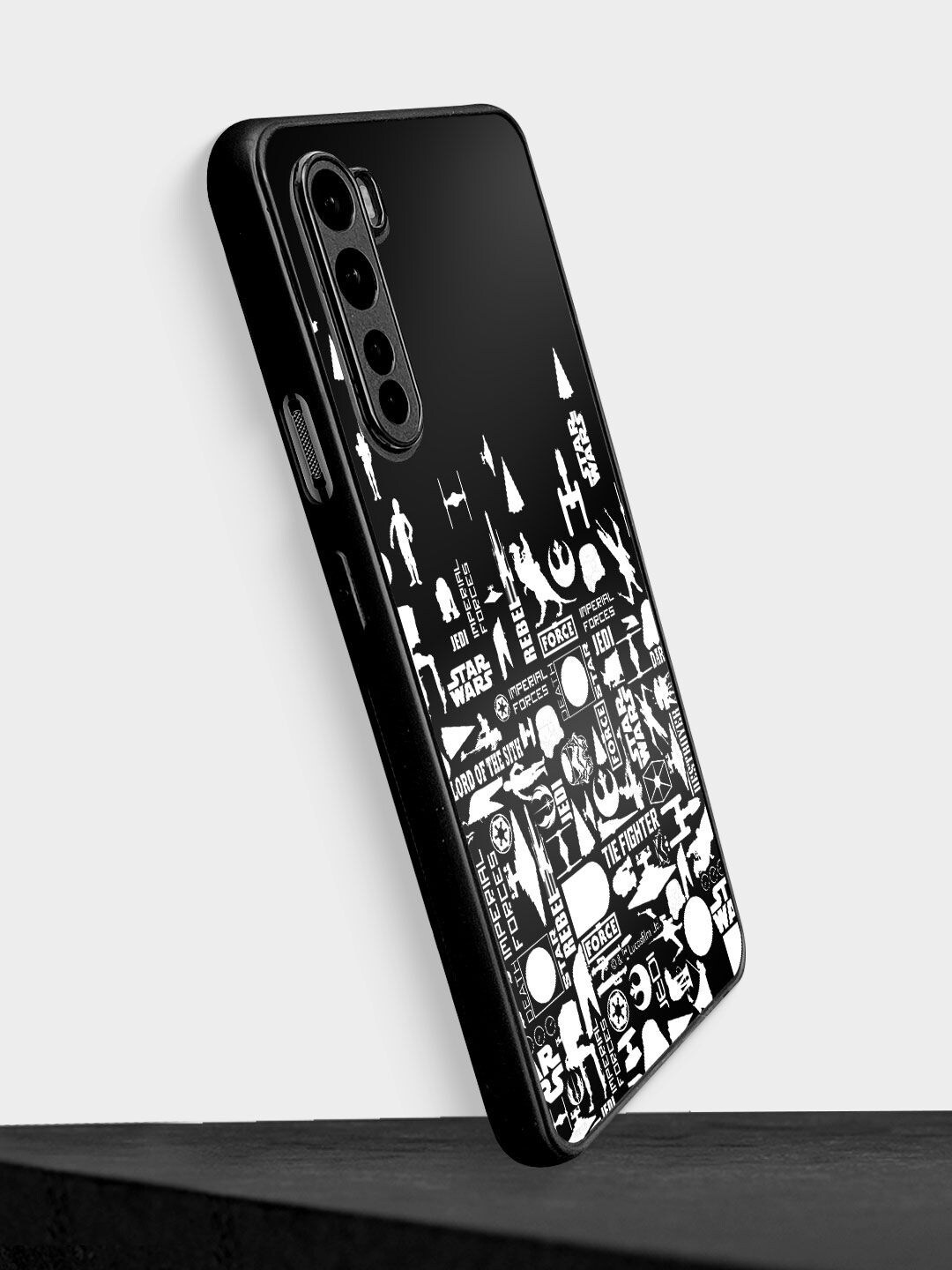 

Macmerise Black & White Star Wars Era Design OnePlus Nord Bumper Phone Back Case