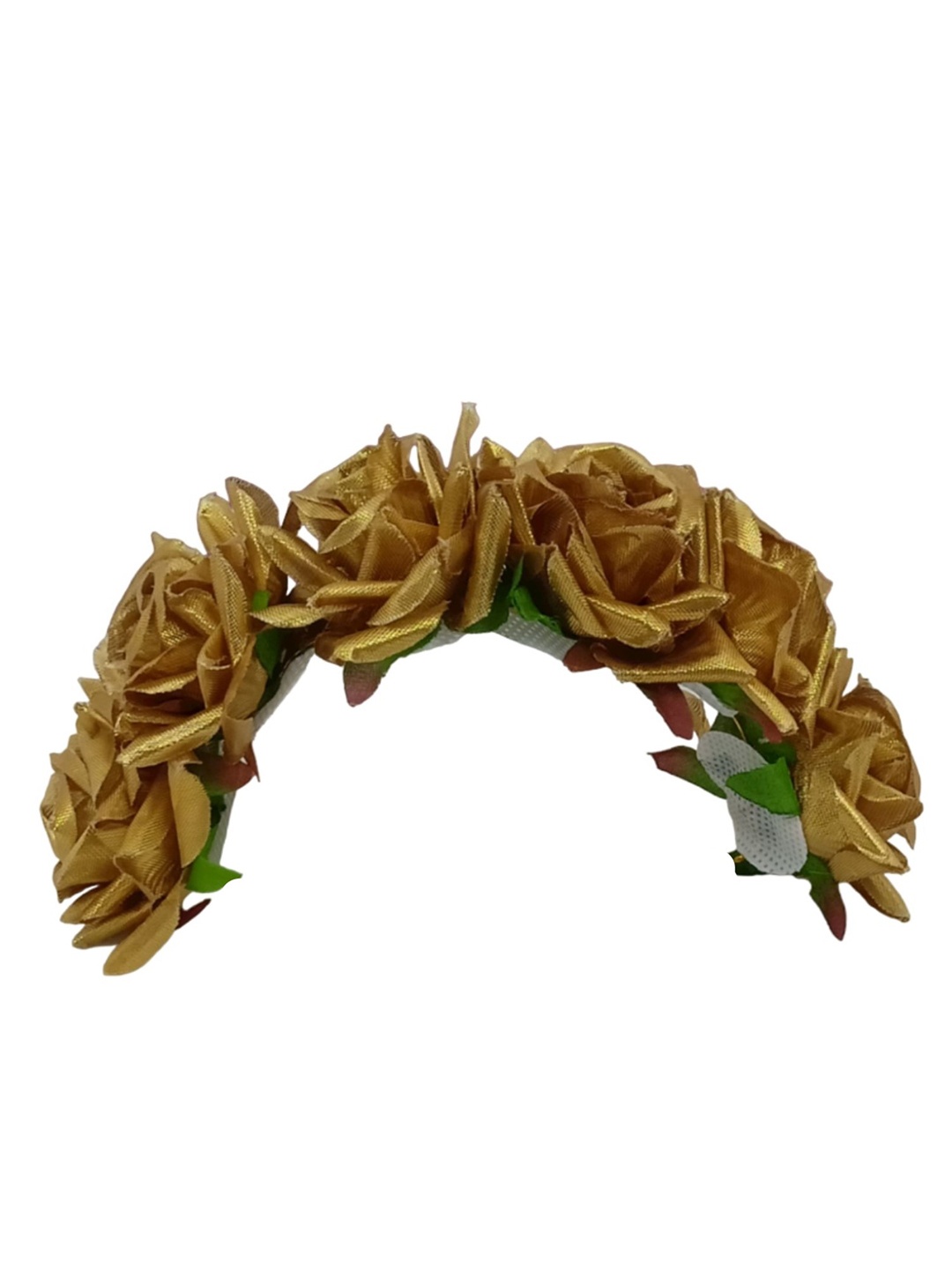 

LYF5STAR Women Gold-Toned & Green Tiara