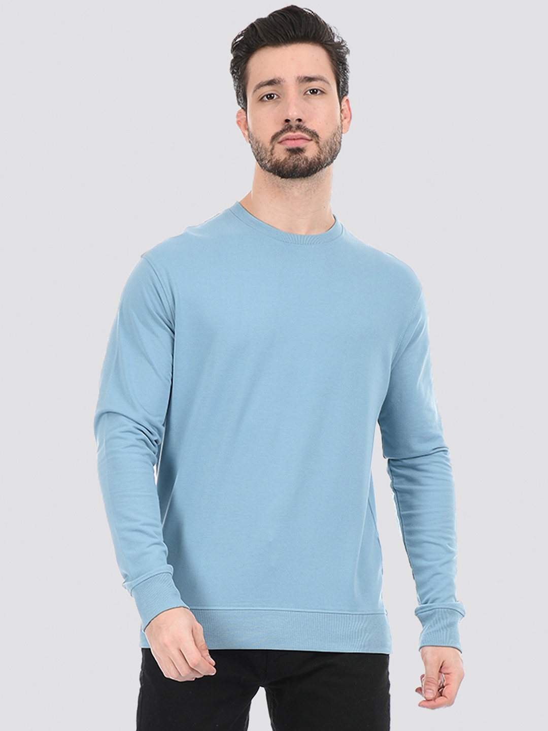 

ONEWAY Men Cotton Sweat Shirt, Blue