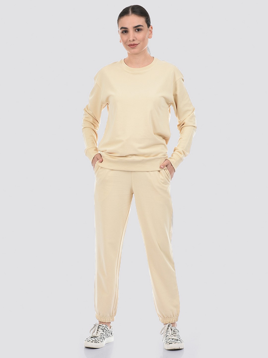 

ONEWAY Cotton Tracksuit, Beige