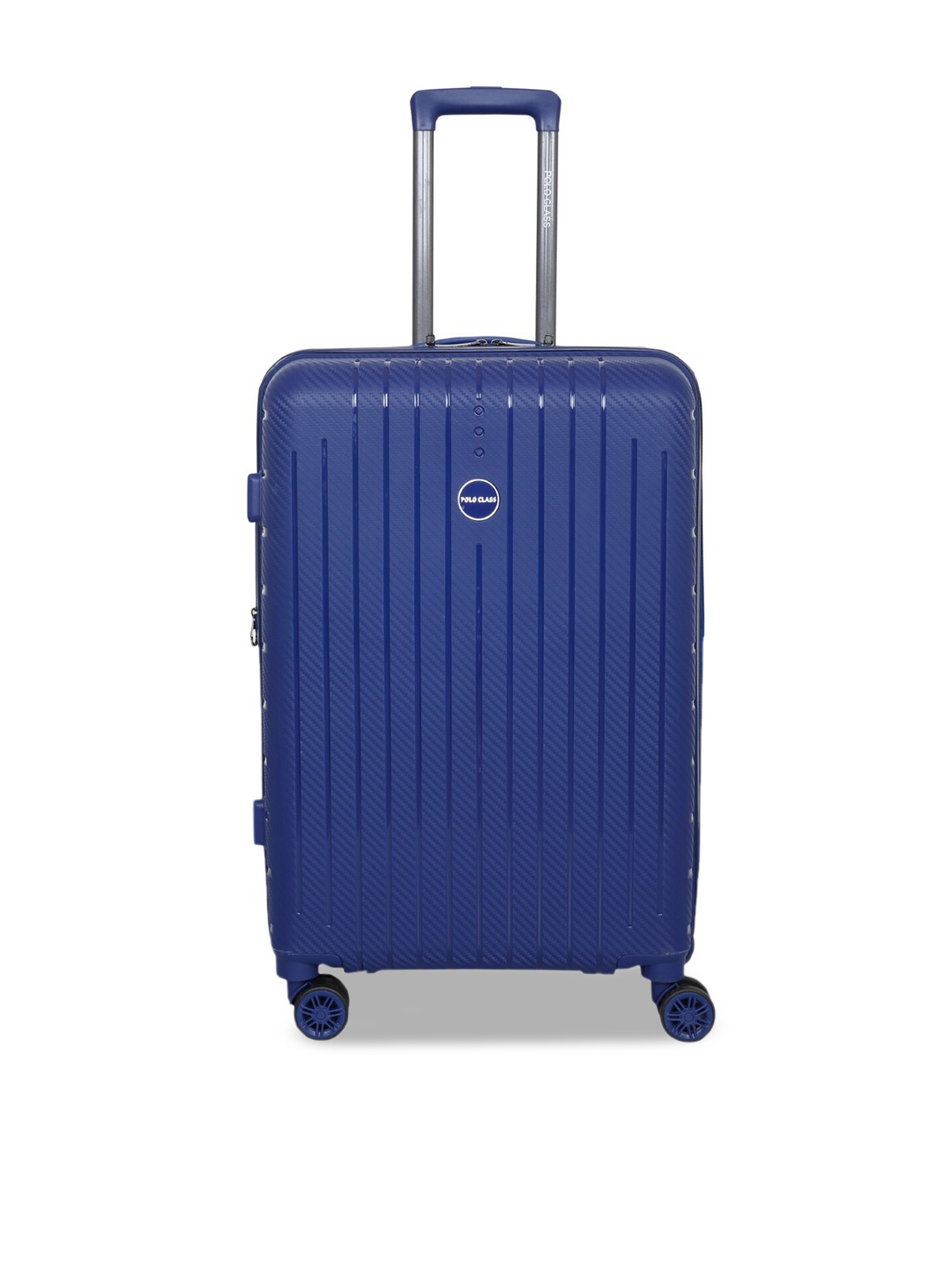 

Polo Class Blue Textured Hard-Sided Cabin Trolley Bag