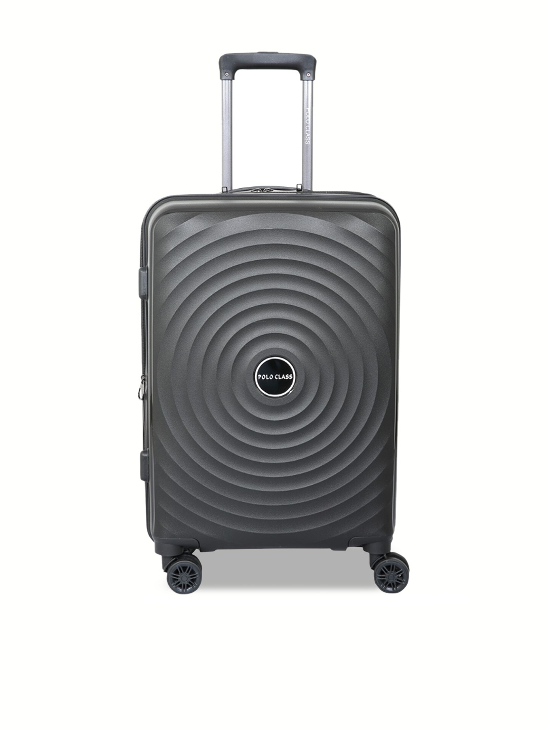 

Polo Class Black Solid Hard-Sided Cabin Trolley Suitcase