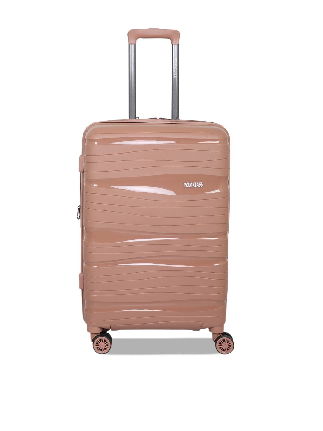 

Polo Class Peach-Coloured Solid Hard-Sided Large Trolley Bag