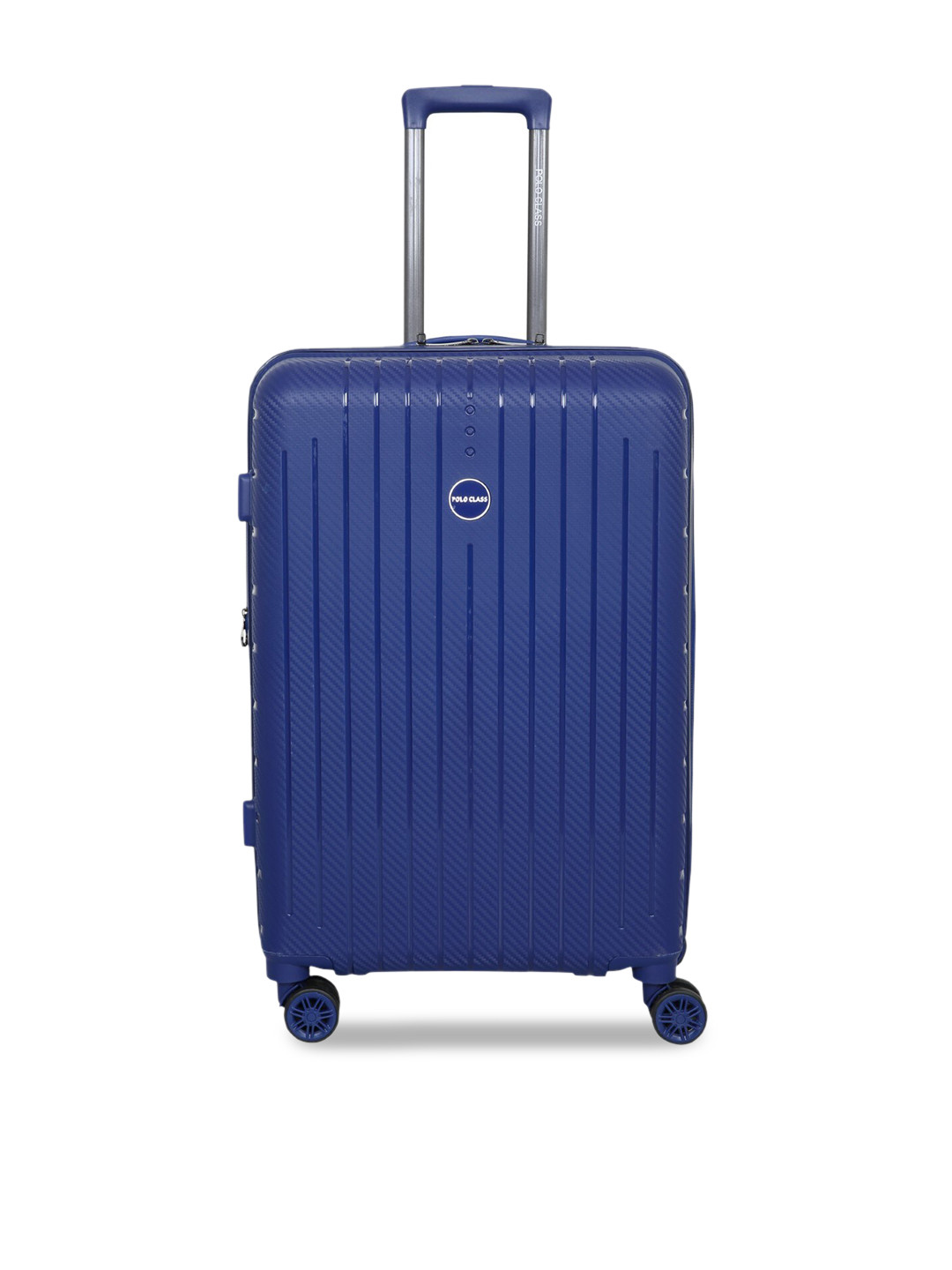 

Polo Class Blue Solid Hard-Sided Cabin Trolley Suitcase