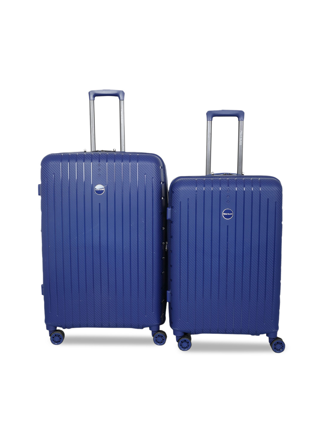 

Polo Class Set Of 2 Blue Textured Hard-Sided Trolley Bag