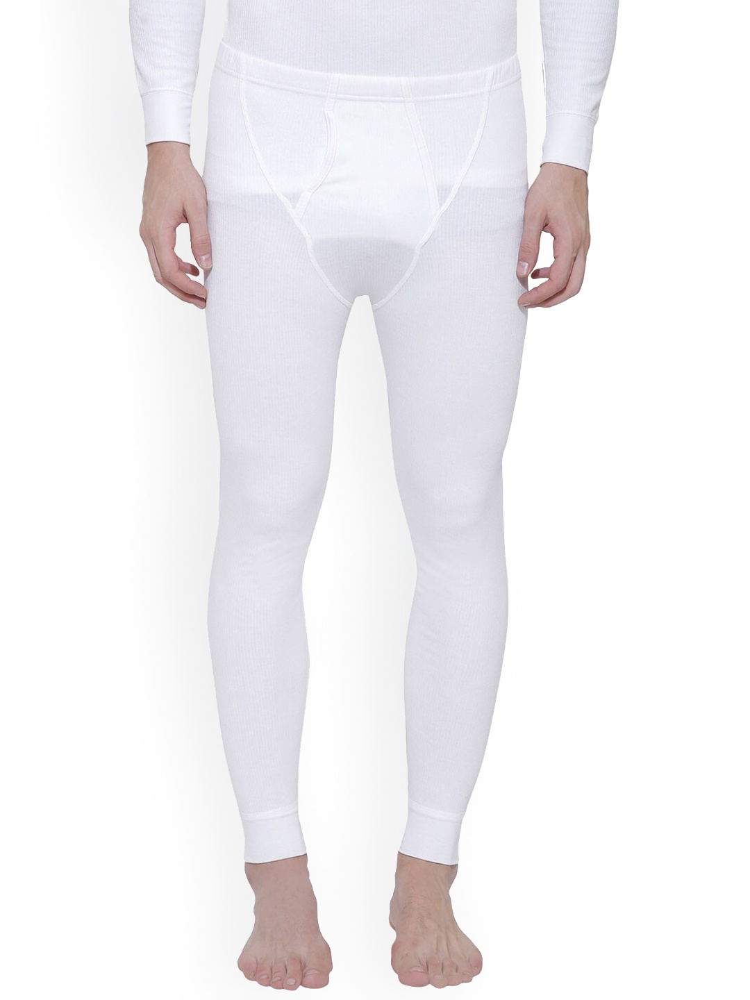 

BODYCARE INSIDER Men White Solid Cotton Thermal Bottoms