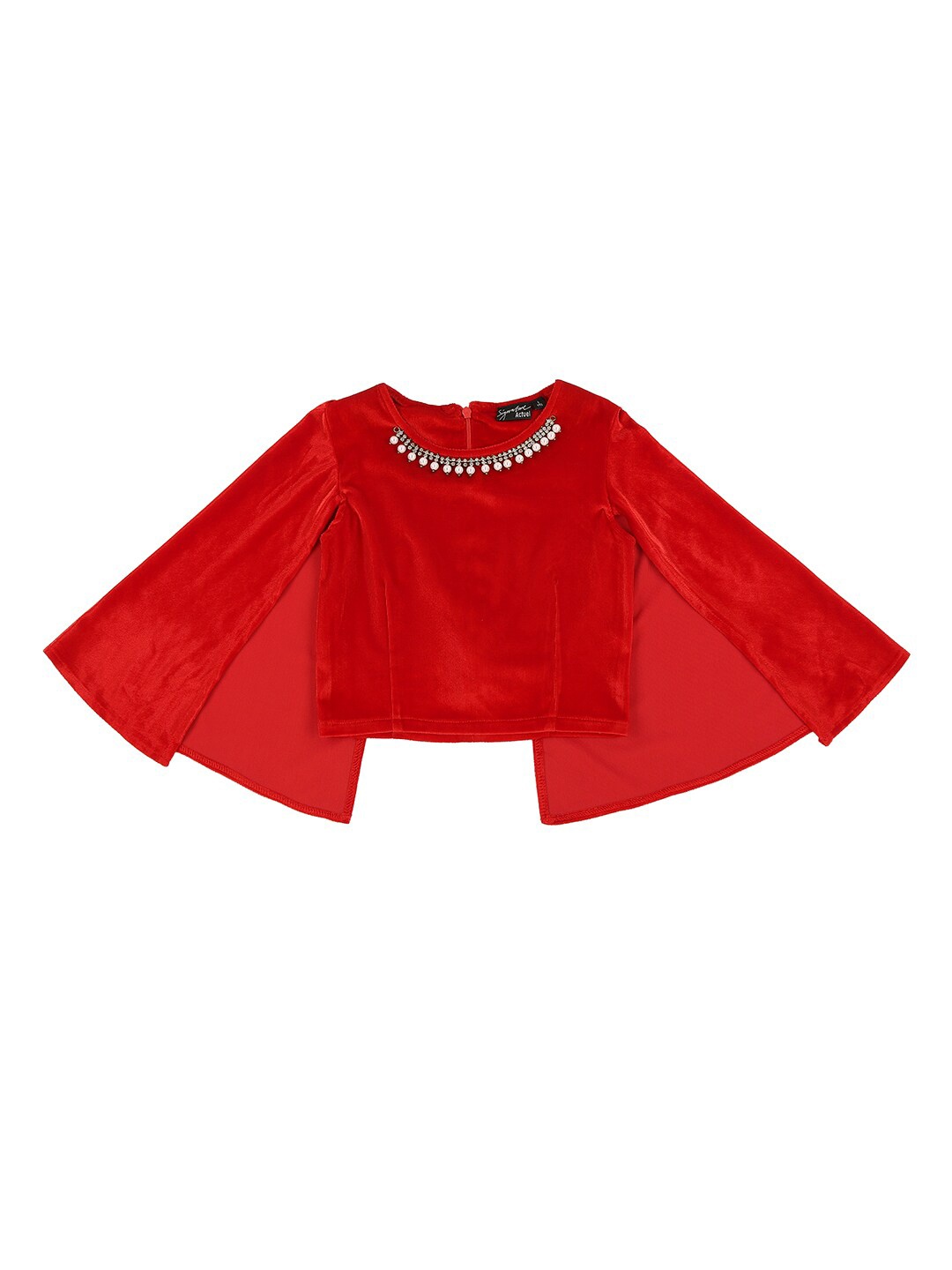 

Actuel Red Velvet Top